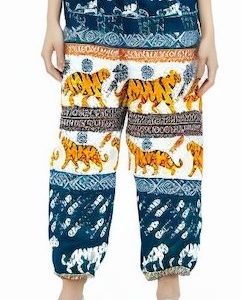 กางเกงเสือระเบิดทุกข์ ผ้าหม้อห้อมจากแพร่